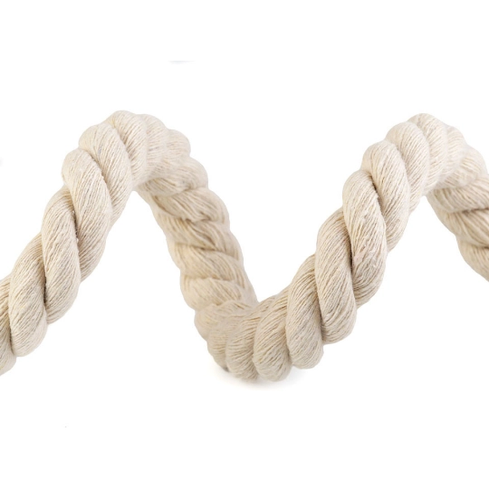 Bavlněná šňůra kroucená Ø18 mm macrame - 1 m | Mimib