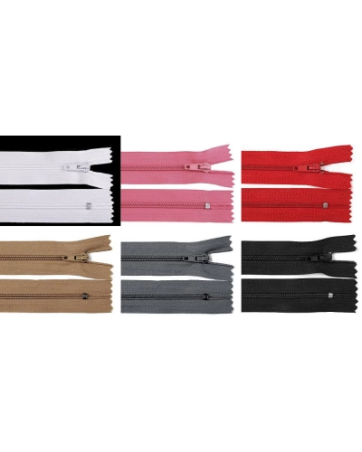 Spirálový zip No 3 délka 12 cm autolock - 1 ks | Mimib