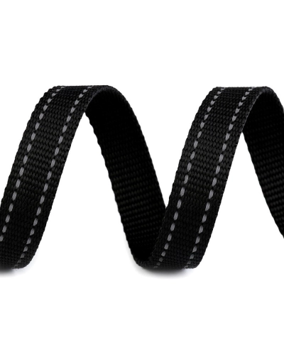 Popruh šíře 20 mm s reflexním prošitím - 1 m | Mimib