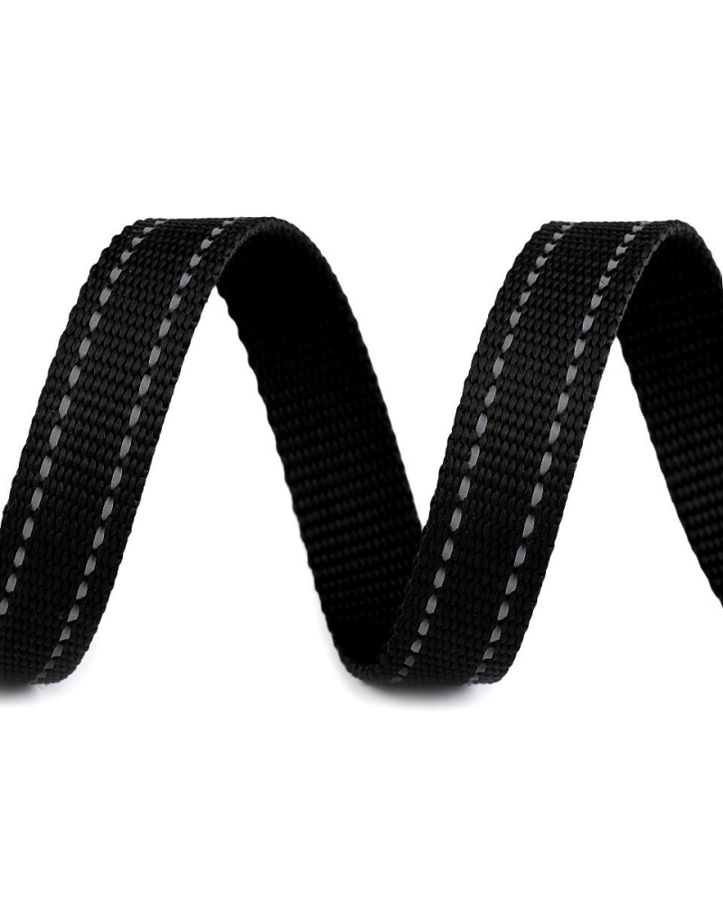 Popruh šíře 20 mm s reflexním prošitím - 1 m | Mimib