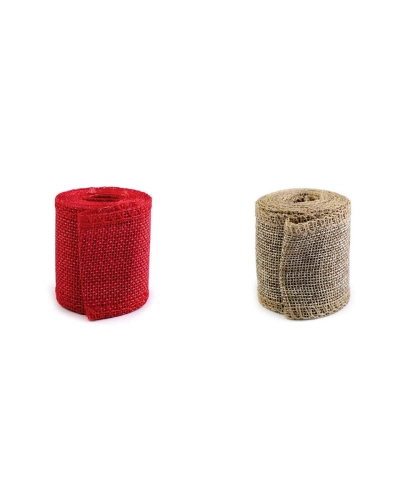 Stuha imitace juty šíře 50 mm - 1 ks | Mimib