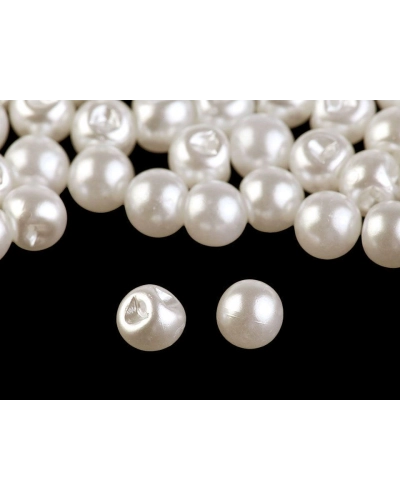 Perla k našití / knoflík Ø6 mm - 20 ks | Mimib
