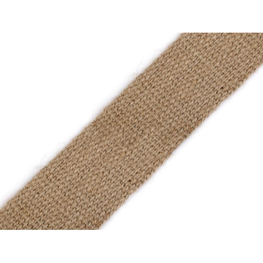 Jutový popruh šírka 50 mm - 1 m | Mimib