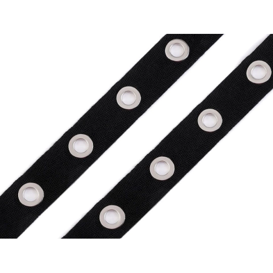Prámik / priechodky na bavlnenej stuhe šírka 24 mm - 9 m | Mimib
