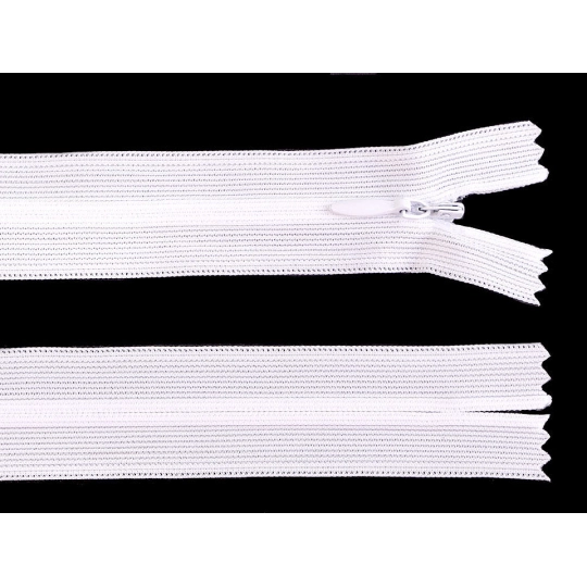 Špirálový zips skrytý No 3 dĺžka 50 cm dederon - 1 ks | Mimib
