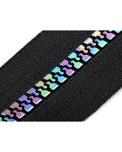 Dúhový kostený zips No 5 dĺžka 80 cm - 1 ks | Mimib
