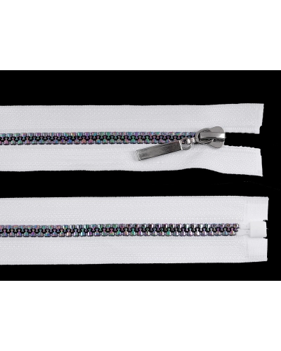 Dúhový kostený zips No 5 dĺžka 80 cm - 1 ks | Mimib