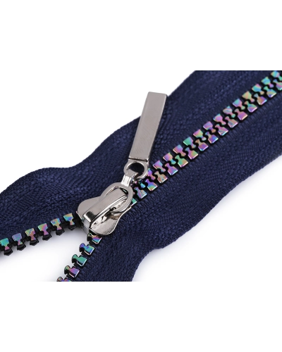Dúhový kostený zips No 5 dĺžka 80 cm - 1 ks | Mimib