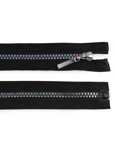 Dúhový kostený zips No 5 dĺžka 80 cm - 1 ks | Mimib