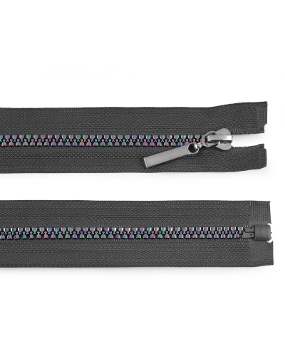 Dúhový kostený zips No 5 dĺžka 80 cm - 1 ks | Mimib