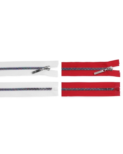 Dúhový kostený zips No 5 dĺžka 80 cm - 1 ks | Mimib