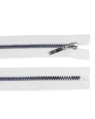 Dúhový kostený zips No 5 dĺžka 80 cm - 1 ks | Mimib