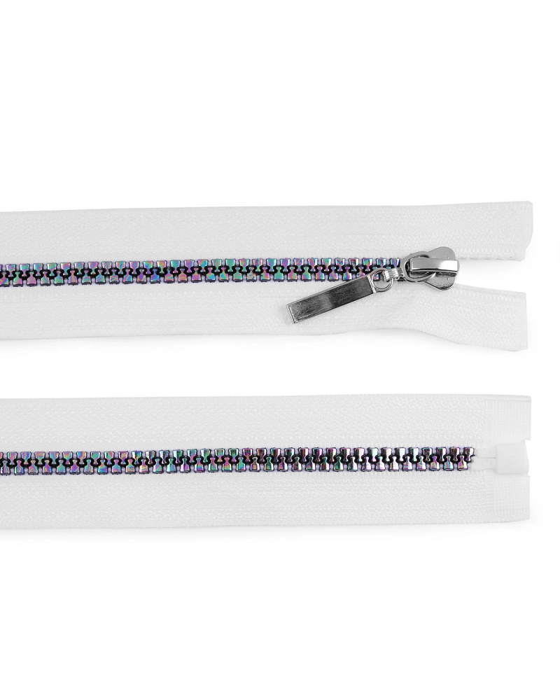 Dúhový kostený zips No 5 dĺžka 80 cm - 1 ks | Mimib