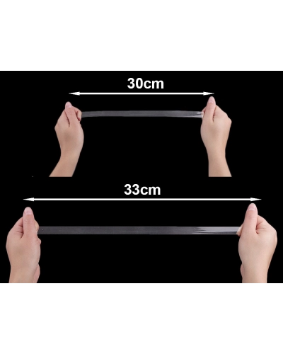 Silikonová pruženka šíře 15 mm pevná - 20 m | Mimib