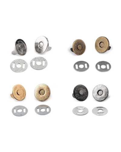 Magnetické zapínání tenké Ø14 mm - 5 sada | Mimib