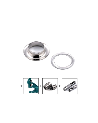 Průchodky s podložkou vnitřní Ø10 mm / vnější Ø16 mm - 10 pár | Mimib