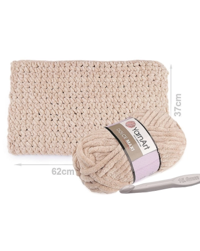 Pletací žinylková příze Dolce Maxi 200 g - 1 ks | Mimib
