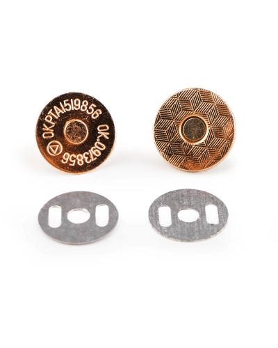 Magnetické zapínání tenké Ø18 mm - 5 sada | Mimib