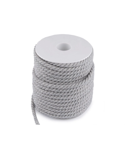 Kroucená šňůra dvoubarevná Ø6 mm macrame - 25 m | Mimib