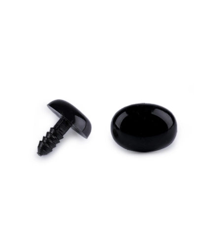 Čumák / oči s pojistkou 11x15 mm - 5 sada | Mimib