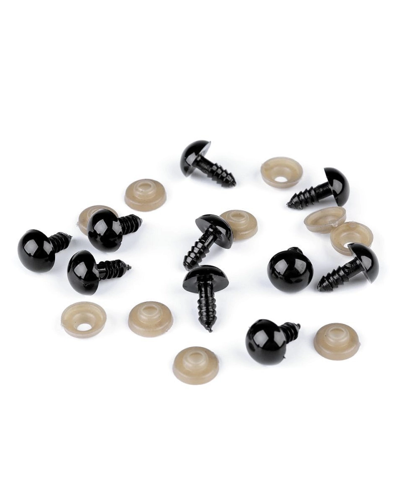 Oči s pojistkou Ø12 mm - 10 sada | Mimib
