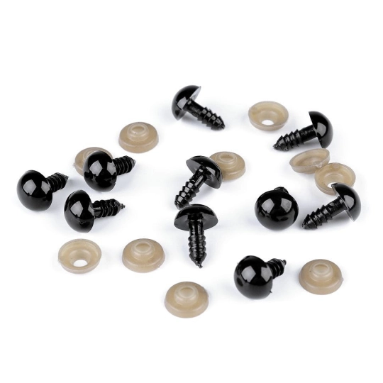 Oči s pojistkou Ø12 mm - 10 sada | Mimib