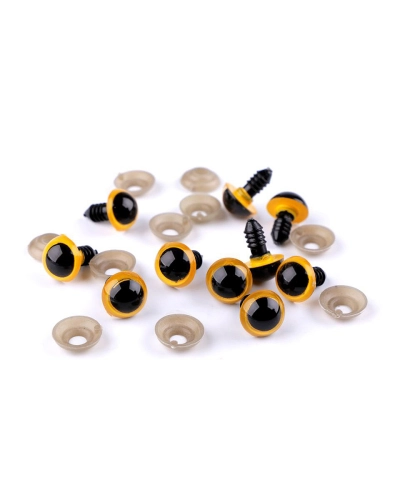 Oči s pojistkou Ø14 mm - 10 sada | Mimib