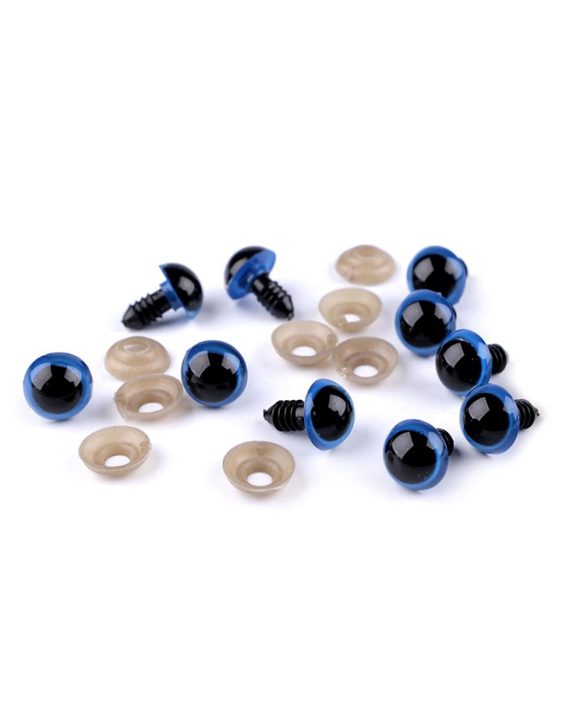 Oči s pojistkou Ø14 mm - 10 sada | Mimib