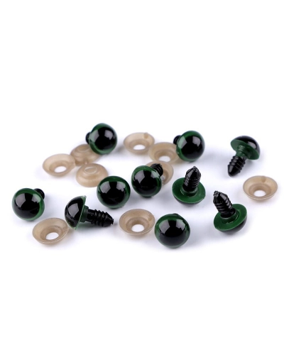 Oči s pojistkou Ø14 mm - 10 sada | Mimib