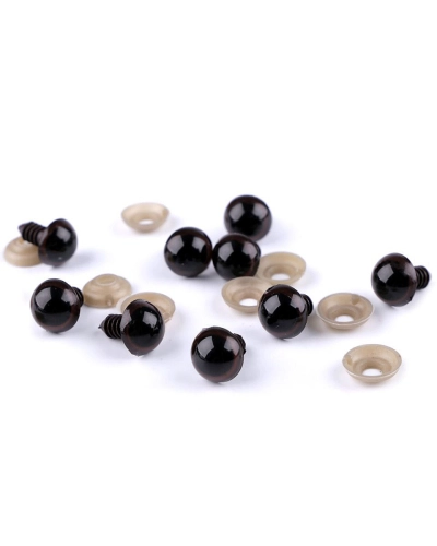 Oči s pojistkou Ø14 mm - 10 sada | Mimib