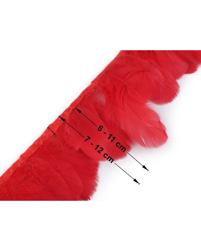 Prýmek - husí peří 6-11 cm - 1 m | Mimib
