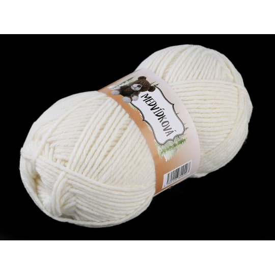 Pletací příze medvídková 100 g - 1 ks | Mimib