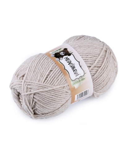 Pletací příze medvídková 100 g - 1 ks | Mimib