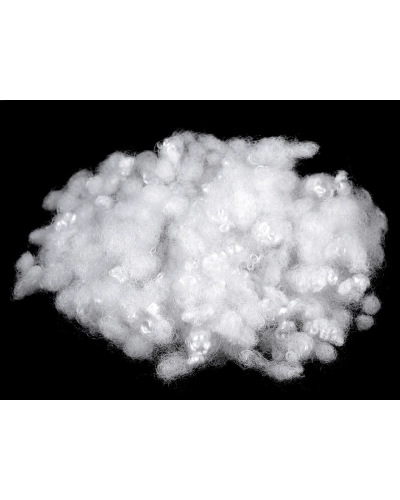 Výplň - kuličky z dutého vlákna nebělené 1 kg - 1 sáček | Mimib