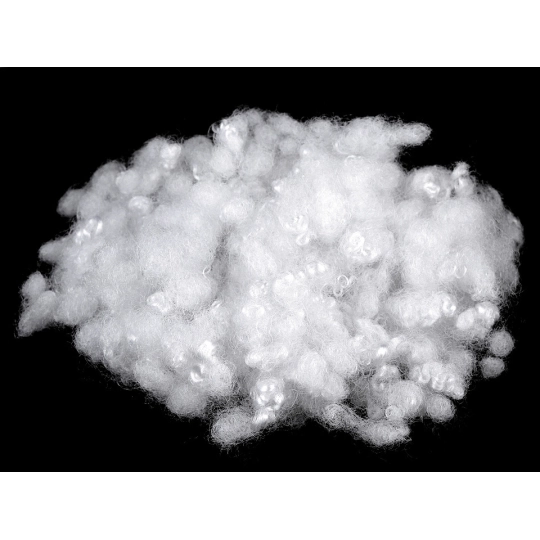 Výplň - kuličky z dutého vlákna nebělené 1 kg - 1 sáček | Mimib