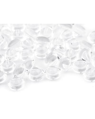 Knoflík transparent velikost 16" - 100 ks | Mimib