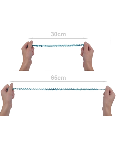 Flitrový prýmek šíře 10 mm elastický - 1 m | Mimib