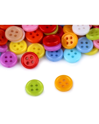 Knoflík barevný mix mini velikost 14" - 1 sáček | Mimib