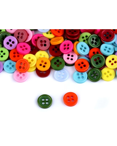 Knoflík barevný mix mini velikost 14" - 1 sáček | Mimib