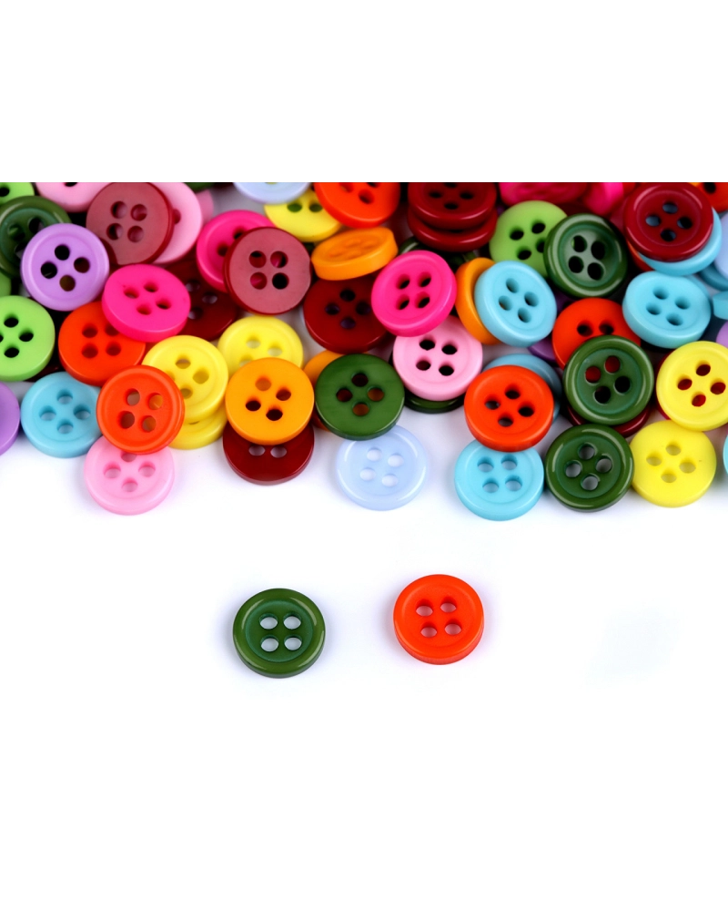 Knoflík barevný mix mini velikost 14" - 1 sáček | Mimib