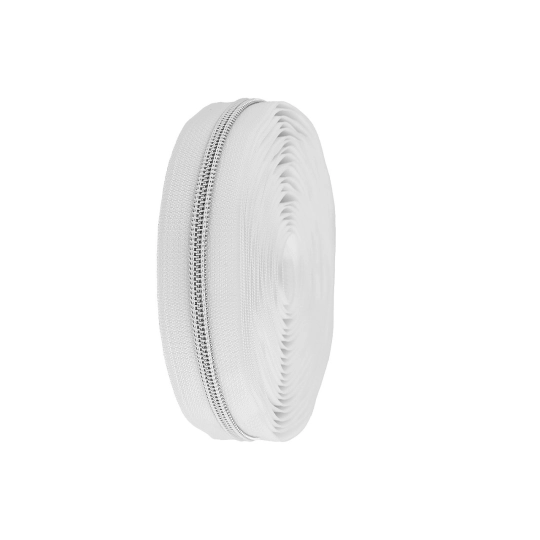 Zip spirálový No 5 s metalickými zoubky metráž - 1 m | Mimib