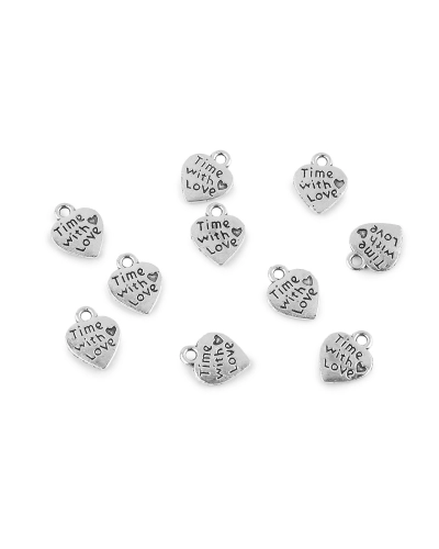 Přívěsek srdce 10x12 mm - 10 ks | Mimib