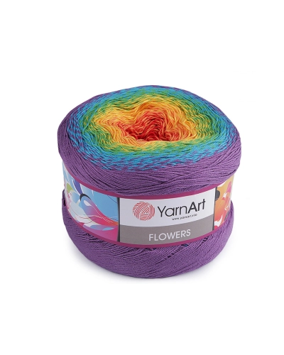 Pletací příze Flowers 250 g - 1 ks | Mimib