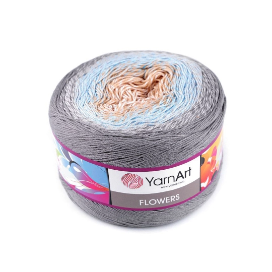 Pletací příze Flowers 250 g - 1 ks | Mimib