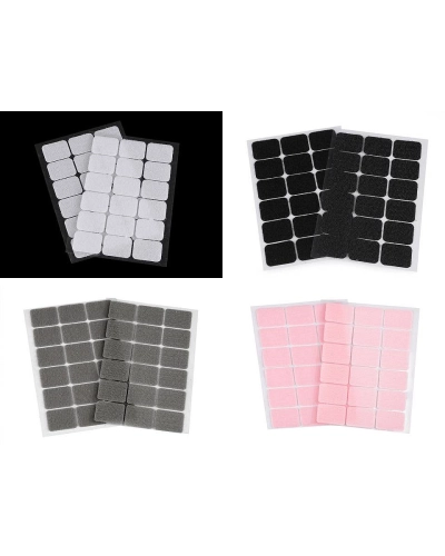 Suchý zips samolepiaci obdĺžniky 25x32 mm - 1 kar. | Mimib