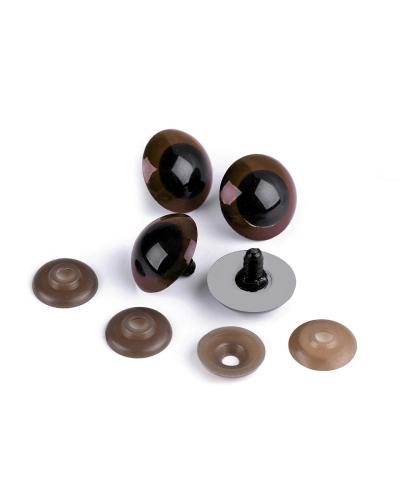 Oči veľké s poistkou Ø26 mm - 4 sada | Mimib