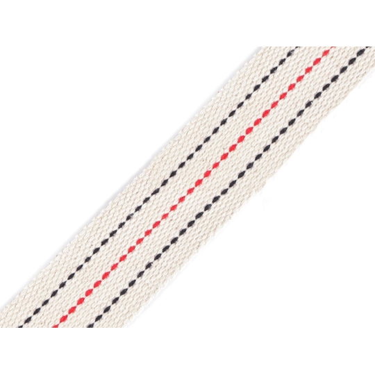 Bavlnený obojstranný popruh šírka 38 mm - 1 m | Mimib