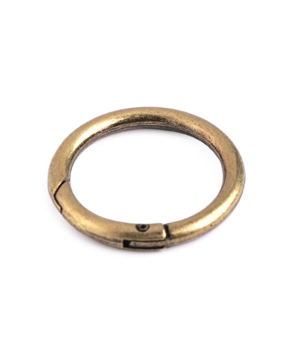 Karabína okrúhla na kabelky / krúžok na kľúče Ø32 mm - 1 ks | Mimib