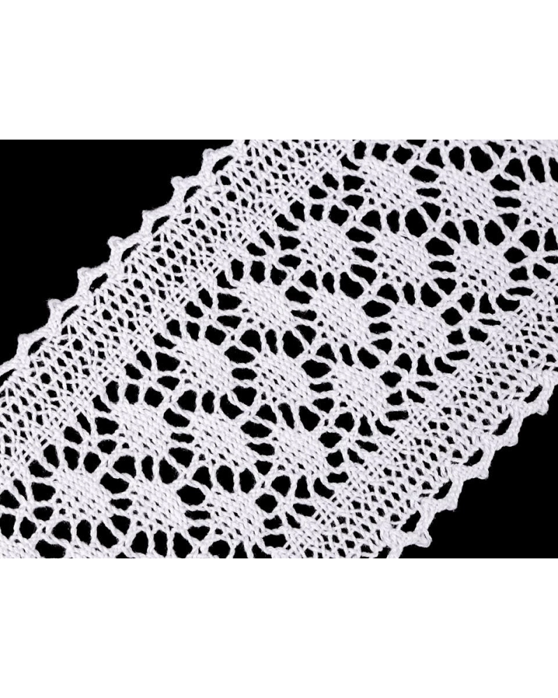 Bavlnená čipka / vsadka paličkovaná šírka 10 cm - 13.5 m | Mimib