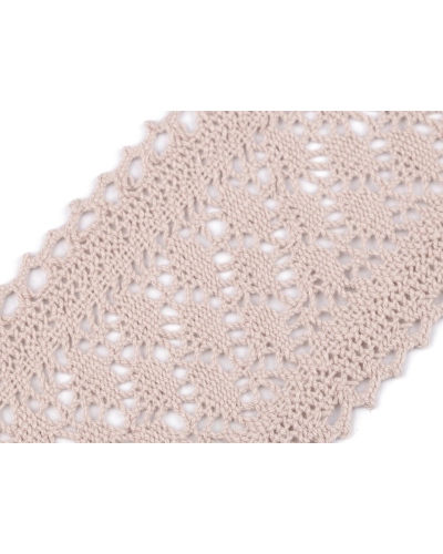 Bavlnená čipka / vsadka paličkovaná šírka 10 cm - 13.5 m | Mimib